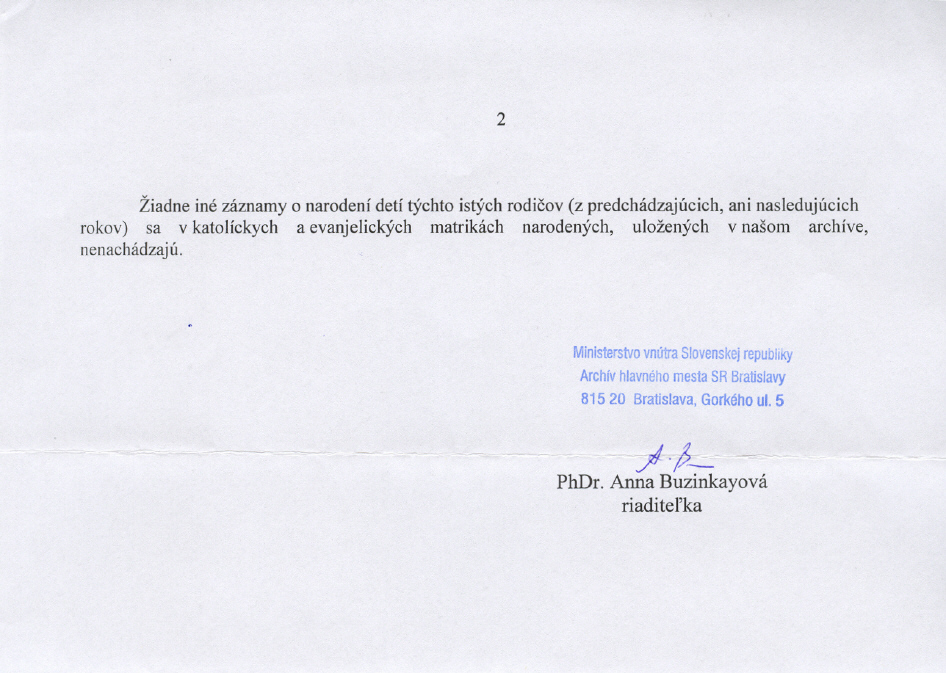 Stammbaum der Familie Piglhein